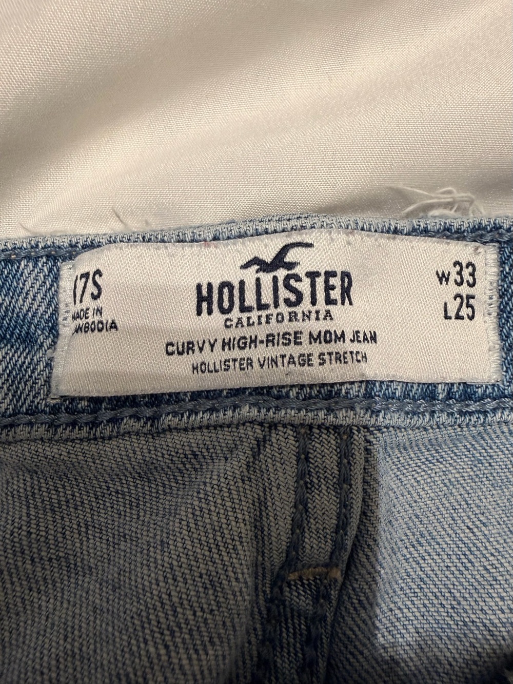 Light Blue Distressed Ripped Jeans - Picture 3 of 3